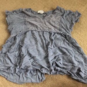 Blue blouse very cute and detailed